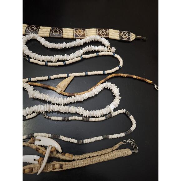 Vintage Y2k Beach Surfer Necklace Lot - Picture 3 of 3